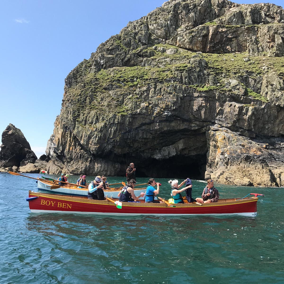 Boy Ben four-oared gig